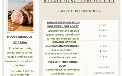 Featured Menu: February 10th – 17th