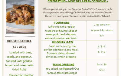 Featured Menu: March 17 – 24